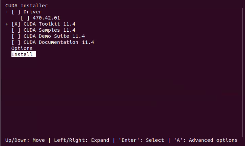 installation cuda pythonia